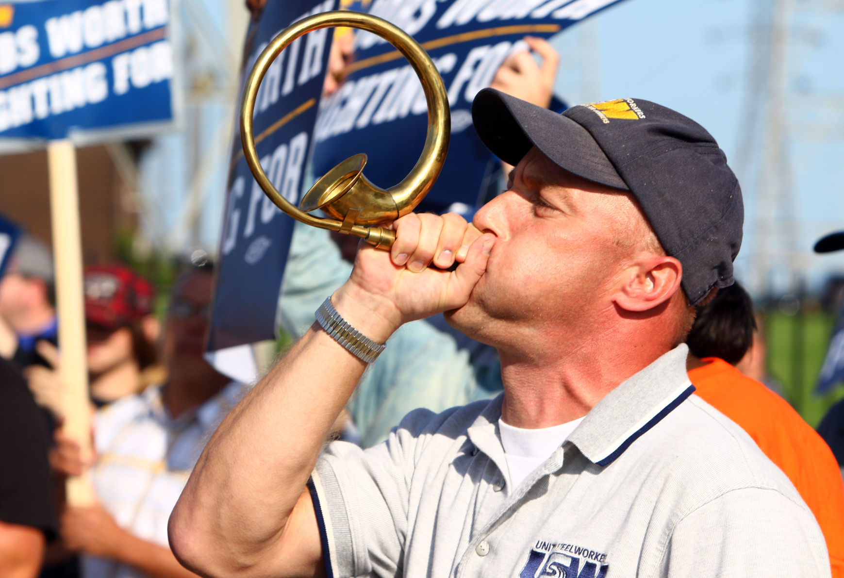 Gallery: Steelworkers rally in Gary